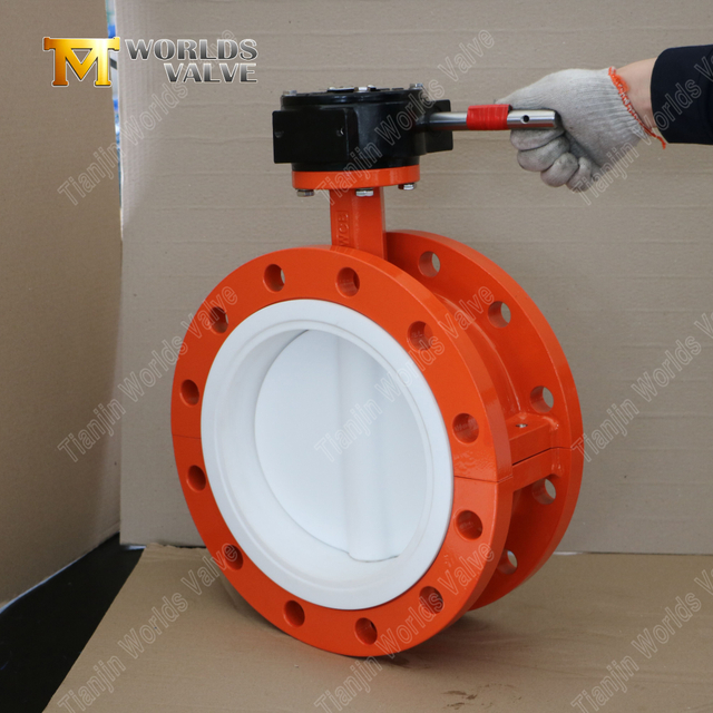 Vannes papillon à brides revêtues de PTFE | Solution de protection supérieure contre l'usure