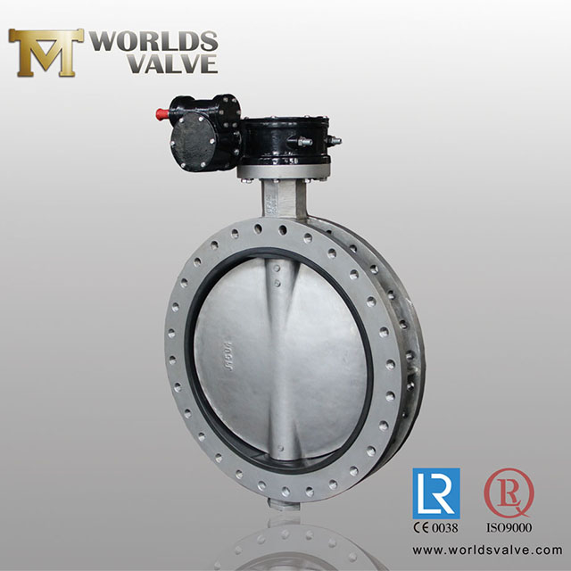 Double brides U Tapez les vannes papillon avec disque SS