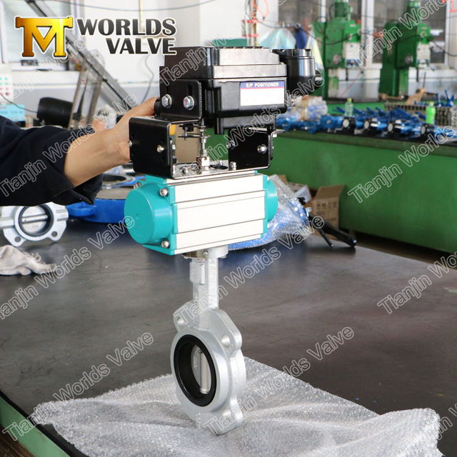 Pneumatique électrique actionneur électrique API Standard Tyber Tyer Type Papet Vannes de commande