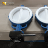 Valve de papillons de la plaquette entièrement doublée entièrement