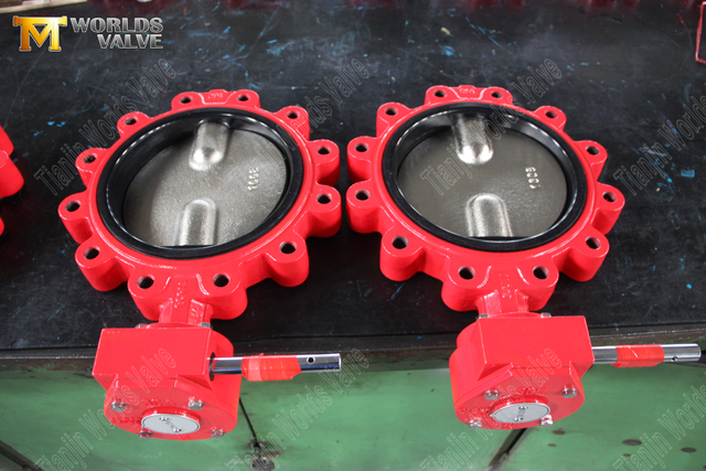 Valve de papillons à soupape de papillon de papillon de chinois avec poignée de levier