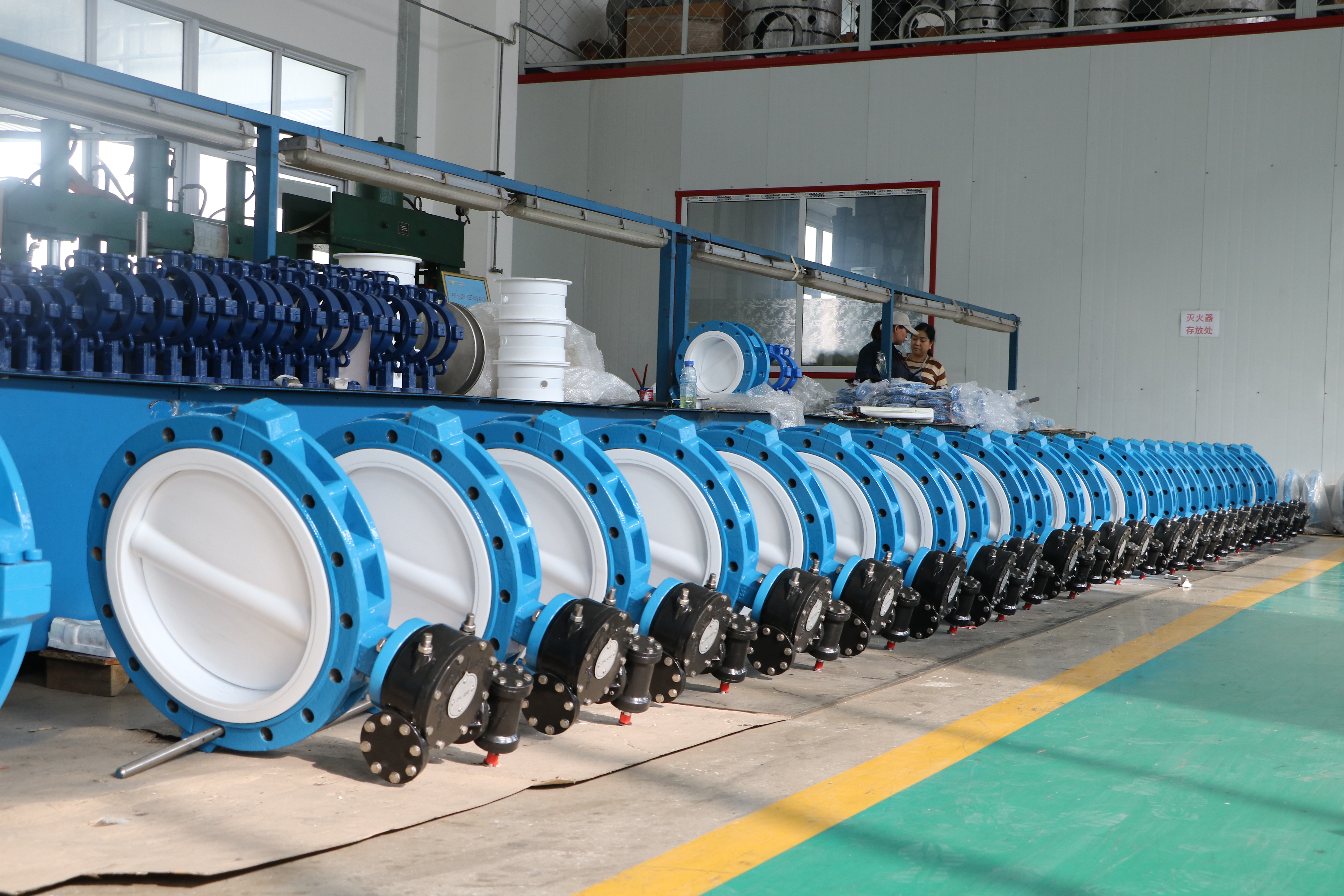 Soupape &agrave; papillons &agrave; oreillette compl&egrave;te de la doublure PTFE