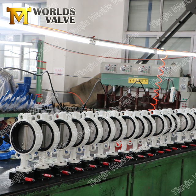 Vanne papillon de la plaquette alimentaire avec ACS approuvé pour boire de l'eau douce