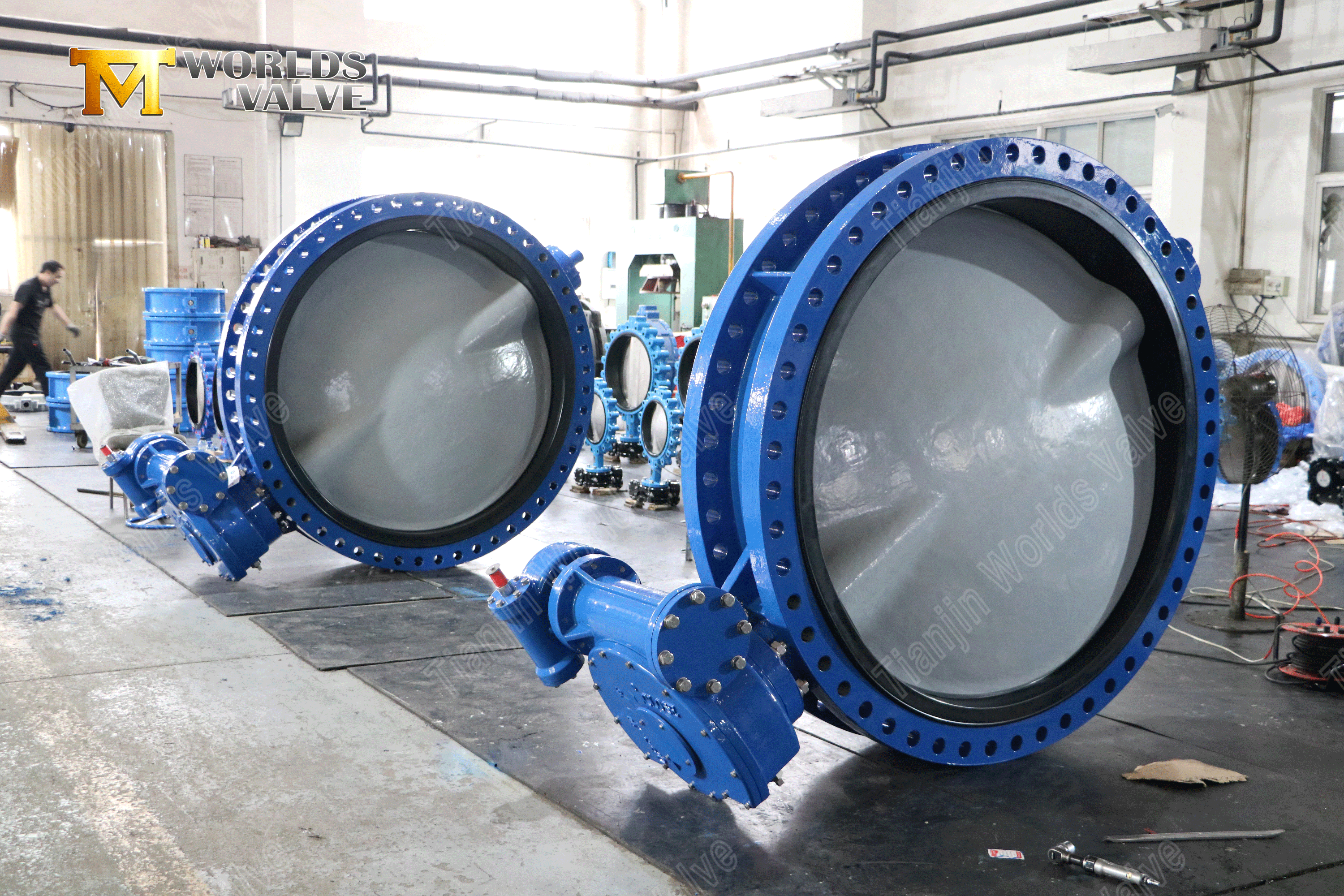 Traitement de l'eau Vanne papillon de type U Disque enduit de nylon 11 Option approuv&eacute;e par WRAS (5)