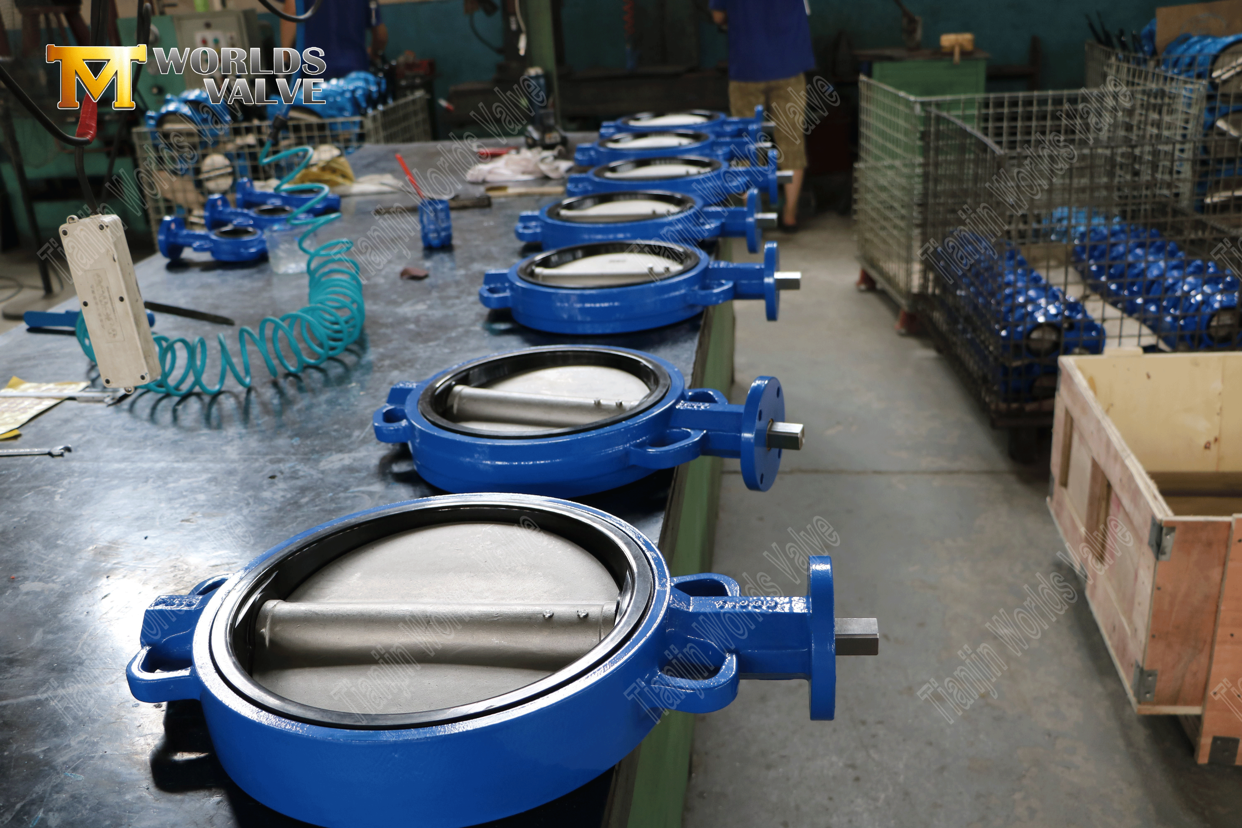 Vannes de papillons de type &agrave; plaquettes &agrave; plate-forme &agrave; plate-forme avec bordereaux (3) en caoutchouc (3)