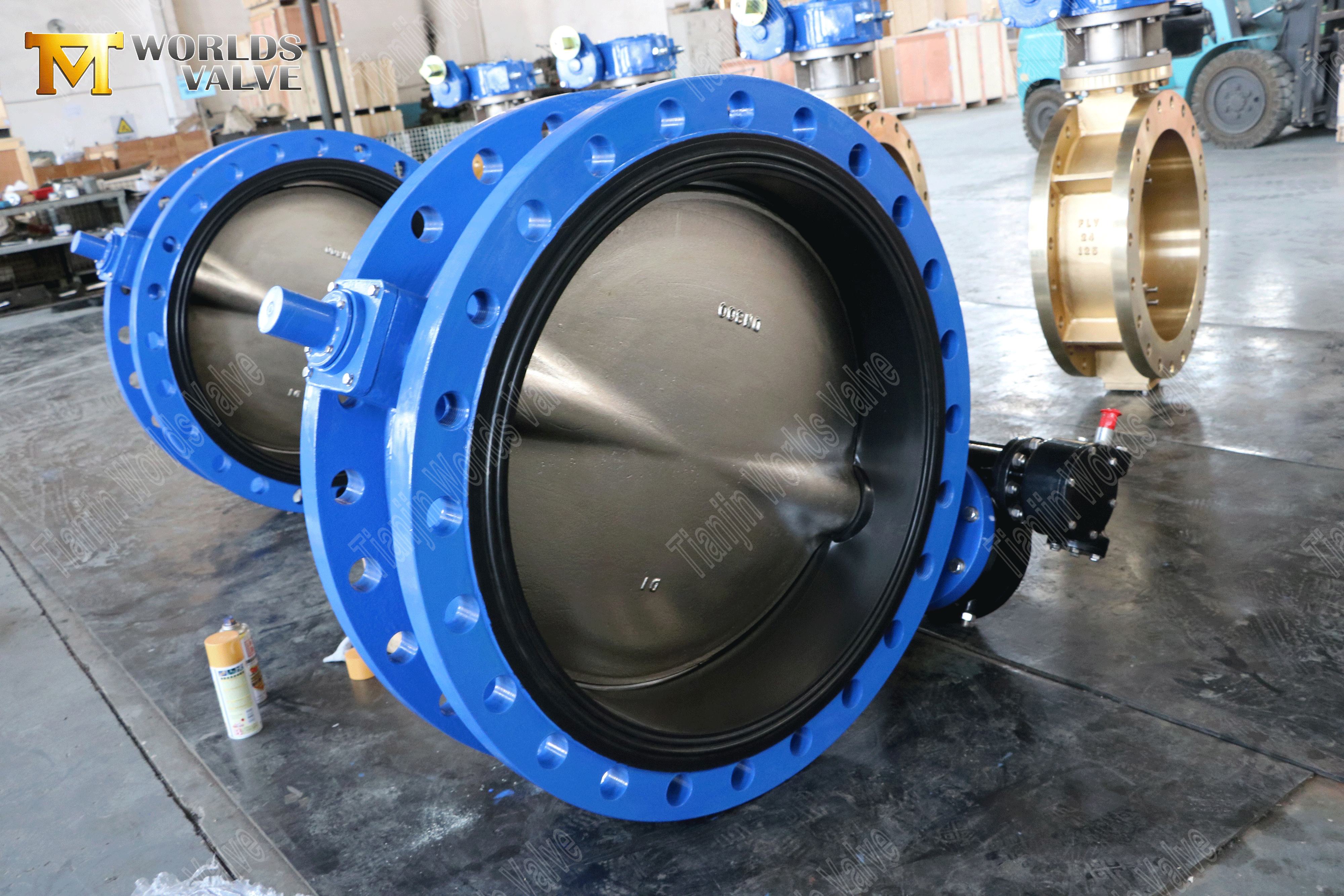 Fabricants de soupapes de papillon - valve de papillon &agrave; bride &agrave; double brille &agrave; double randonn&eacute;e (1)