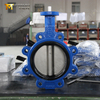 Valve de papillon à haute pression du siège EPDM avec un fabricant de soupape de type Butterfly