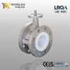 PTFE SIÈGE ET SALVES DE PAPILLE À LA VANIFICATION À LA FLANGE