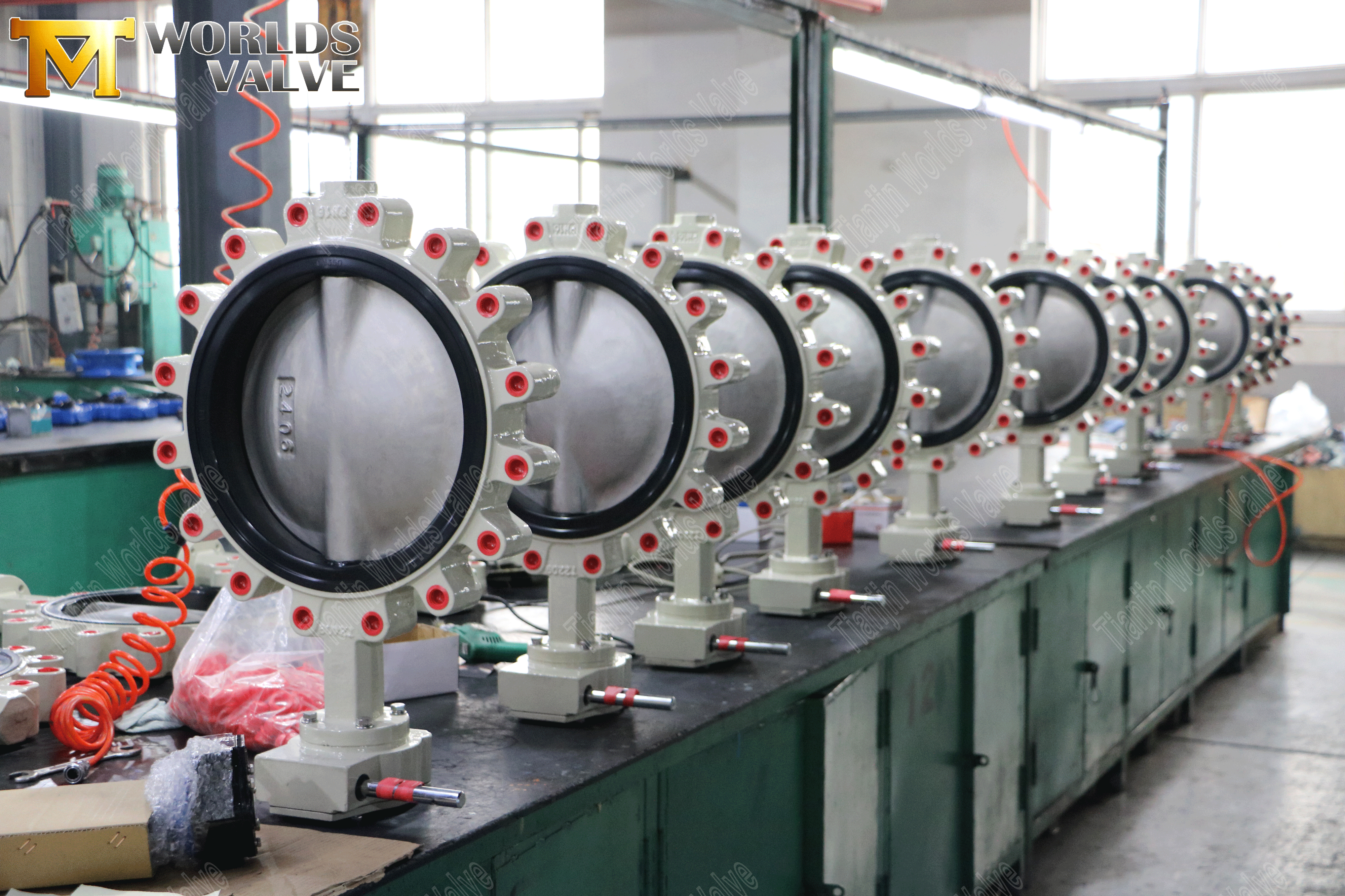 Vanne de soupape de papillon &agrave; bornes