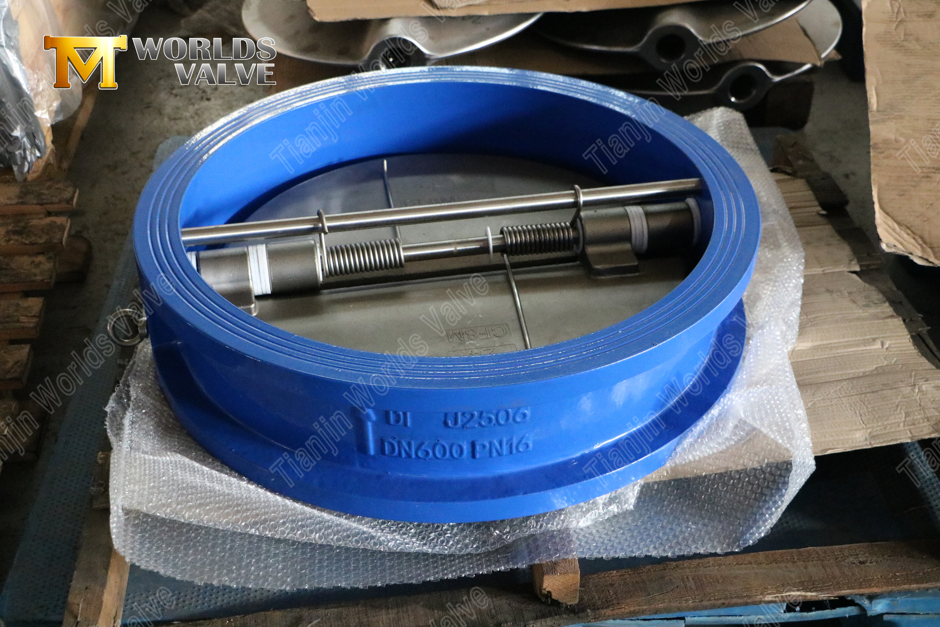 En acier inoxydable &agrave; double disque de type tranche non renvers&eacute;e Valve de fuite z&eacute;ro-fuite Backflow Prevention-1 (3)