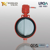 Vanne de papillons à plaquette avec disque revêtu en nylon et corps WCB | Résistance à la corrosion rentable