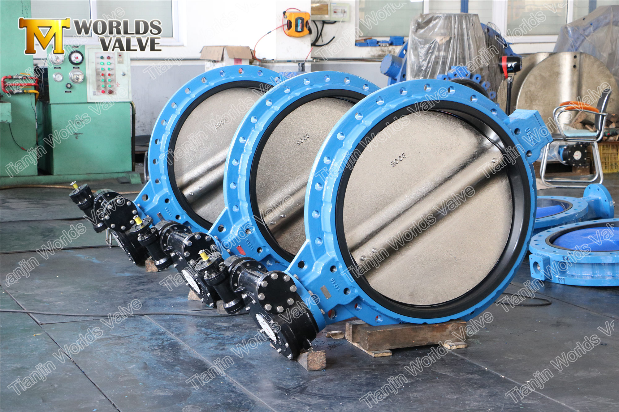 Soupape papillon concentrique de type &agrave; bride unique