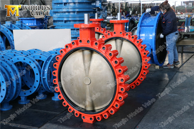 Vanne papillon DN750 30 pouces avec disque en bronze en aluminium