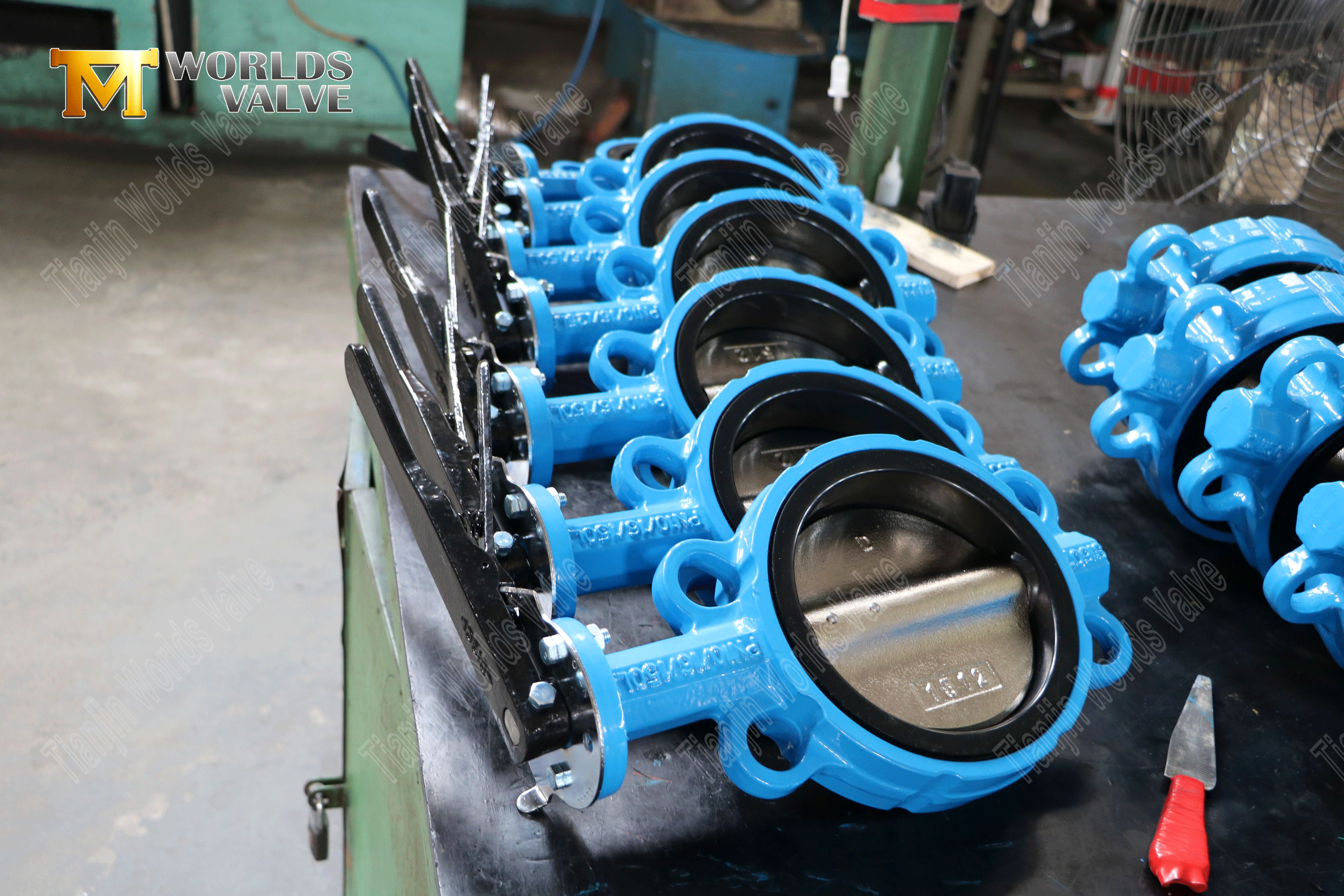 Vannes de papillons de type &agrave; plaquettes &agrave; plate-forme &agrave; plate-forme avec bordereau (4)