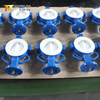 Valve de papillons de la plaquette entièrement doublée entièrement