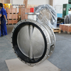 Vanne papillon à bride double avec corps et disque SS complet | Solution industrielle à l'épreuve de la corrosion