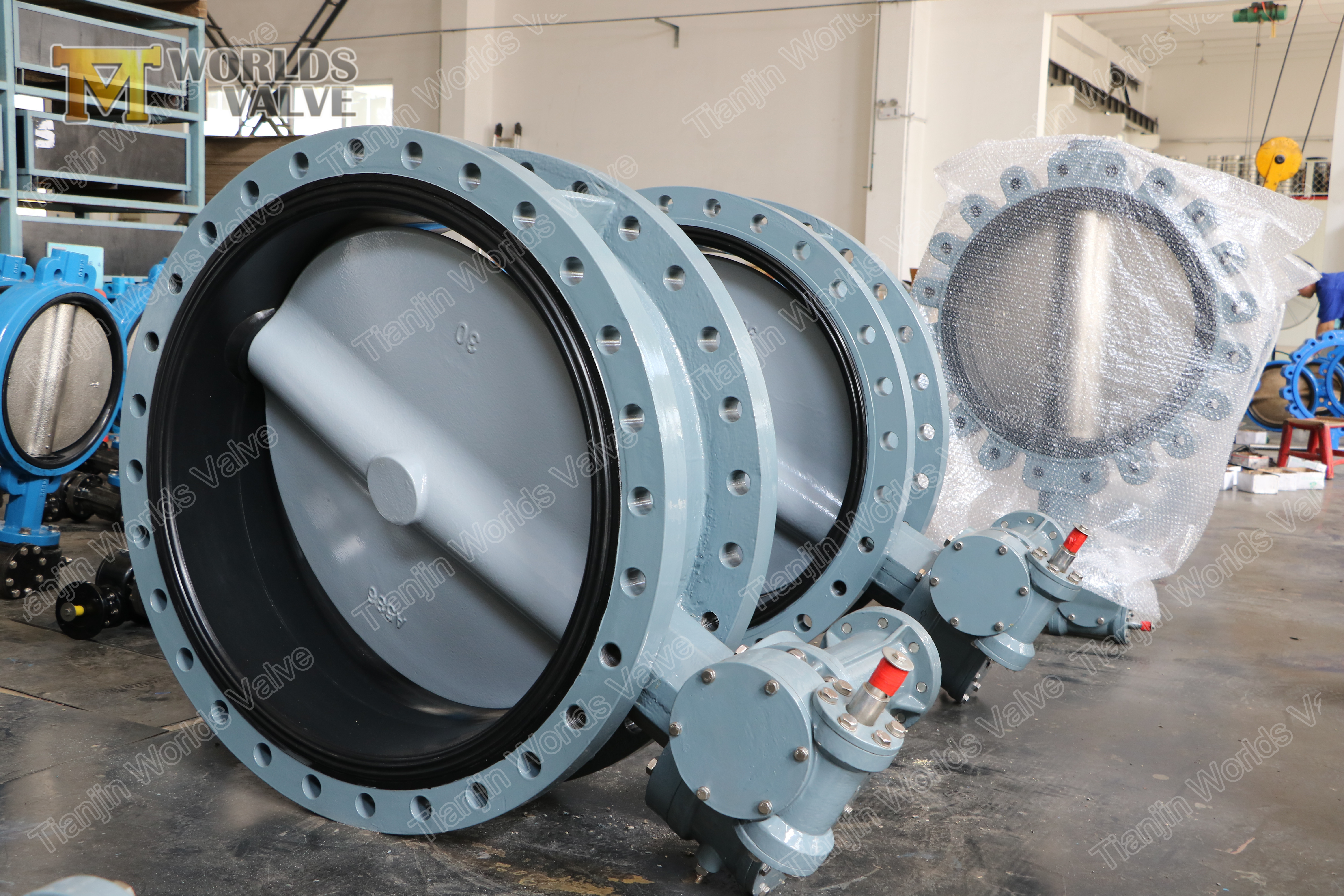 3 A536 A395 GJS400 GJS500 CF8 CF8M Valve de papillon de fer ductiltile duc8m,