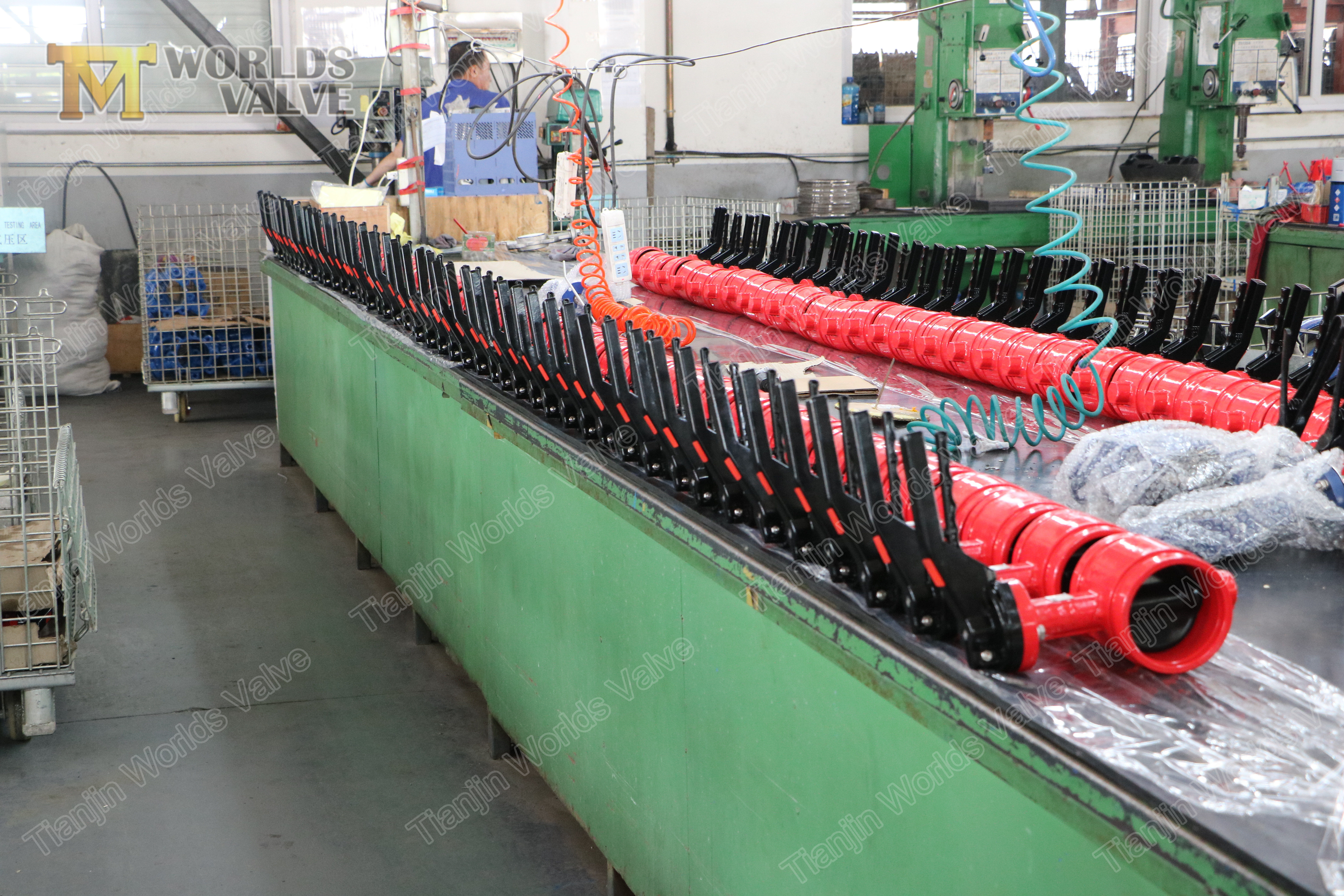 5 Valve de papillon d'extr&eacute;mit&eacute; rainur&eacute;e, disque rev&ecirc;tu de Buna EPDMNBRVITON