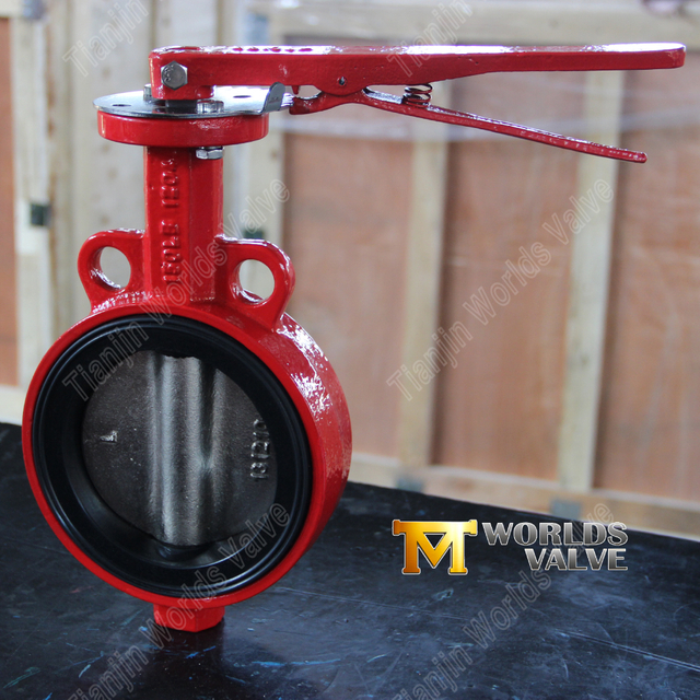 Vanne papillon de type plaquette à levier manuel | Solution d'opération rapide manuelle