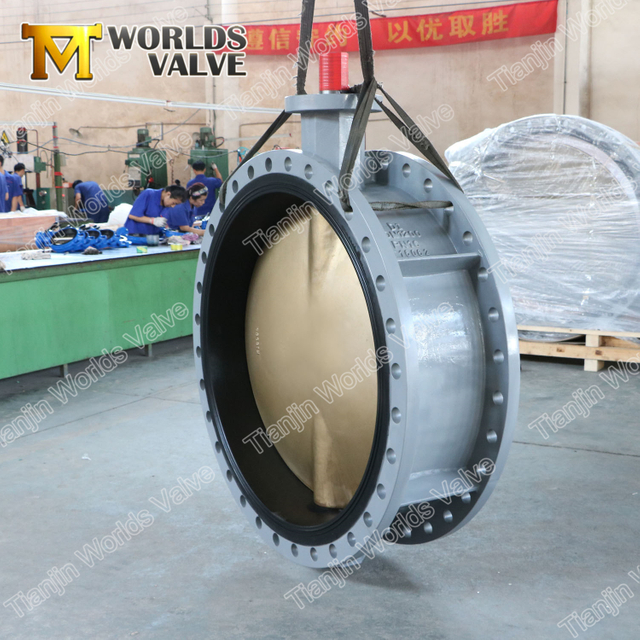 DN1200 DN1400 Vanne Butterlfy à double bride de 48 pouces avec disque en bronze d'aluminium C95400