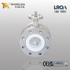 PTFE SIÈGE ET SALVES DE PAPILLE À LA VANIFICATION À LA FLANGE