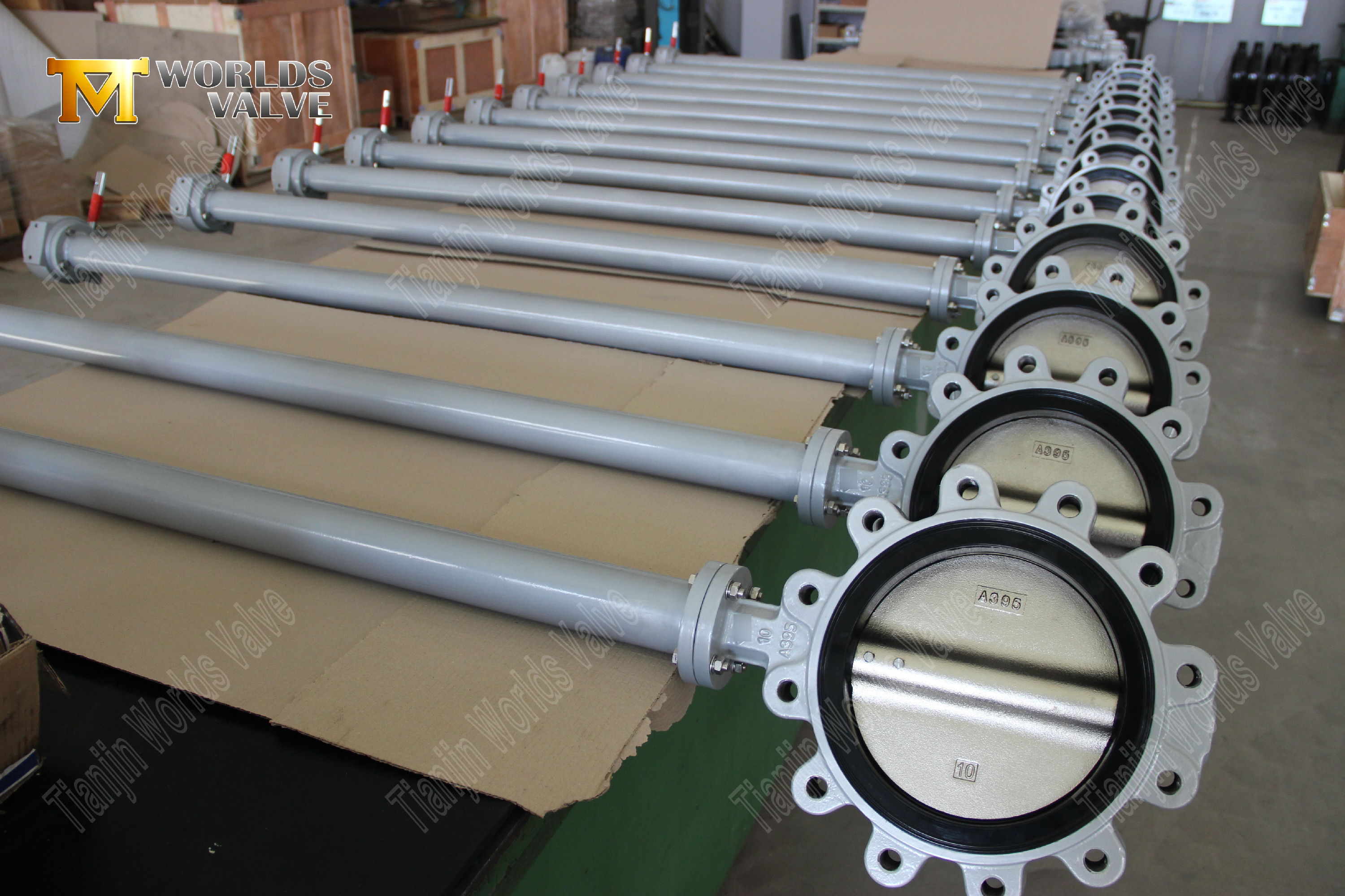 &Eacute;tendue-tige - & - Tapt-butterfly-valve-with-hand-lever-ACTUATION - Direct-Mount-Isolation-2- (3)