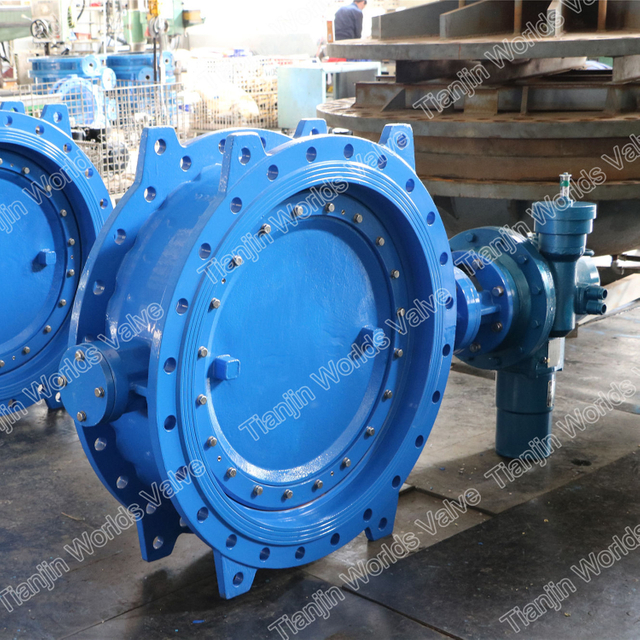 FR558 Série14 Vanne papillon à double bride excentrique