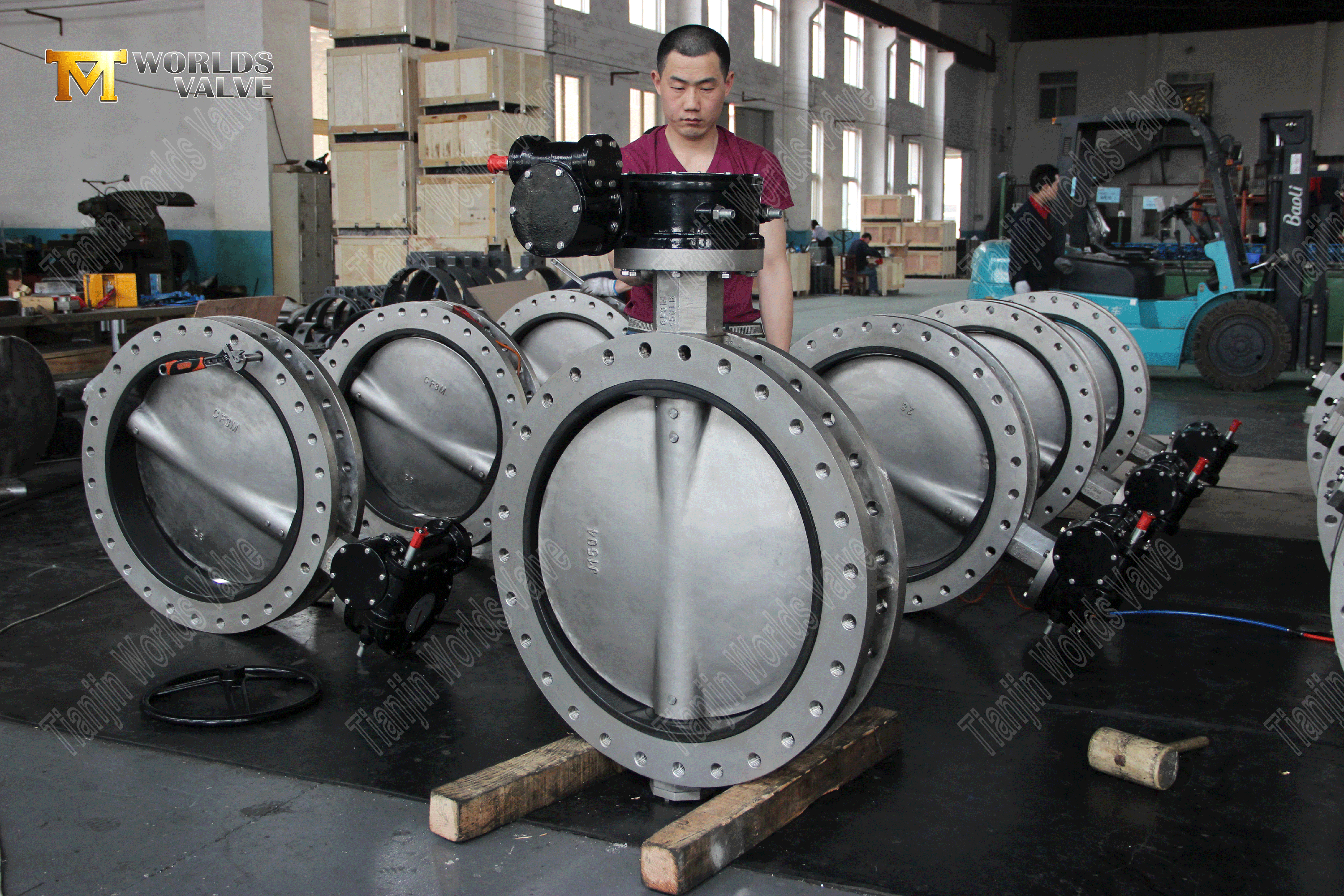 Valve de papillon en forme de U &agrave; &eacute;quipement (6)