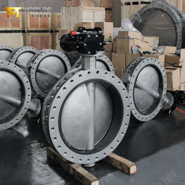 Valve de papillon en forme de U à équipement