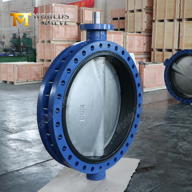 Vanne de papillons en forme de U avec disque CF8M et siège EPDM remplaçable | Solution de contrôle de flux à haute efficacité