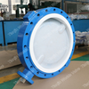 Doublure revêtue PFA Double Butterfly Valves Butterfly Class150 Classe 125