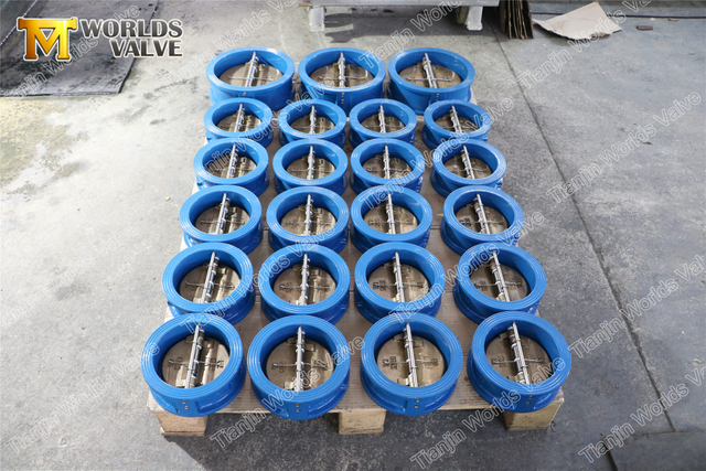 Clapet anti-retour à double plaque/volet/papillon à double disque