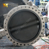 Vanne de papillon de type U avec disque de revêtement halar | Solution de contrôle du débit résistant à la corrosion