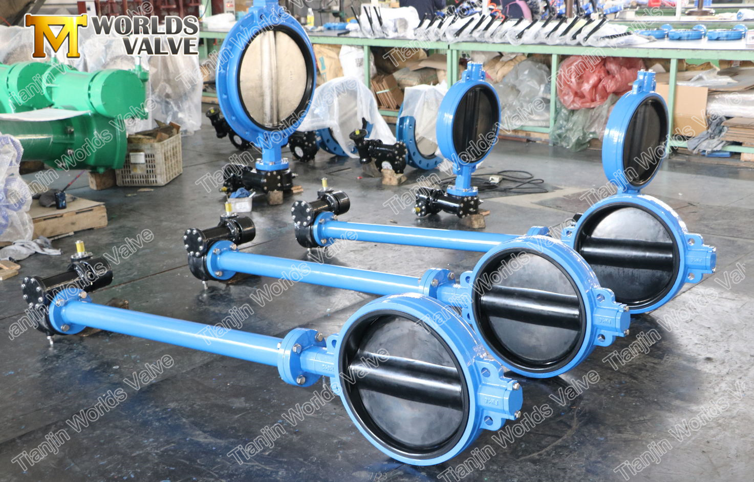 4 GJS400GJS500 Vanne papillon en fer ductile