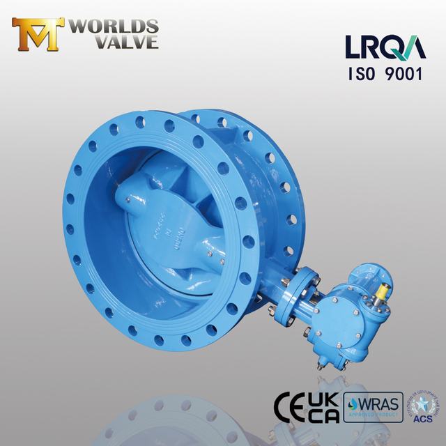 AWWA C504 Vanne papillon avec une valve DI Body-Double Offset Butterfly Valve Fabricant