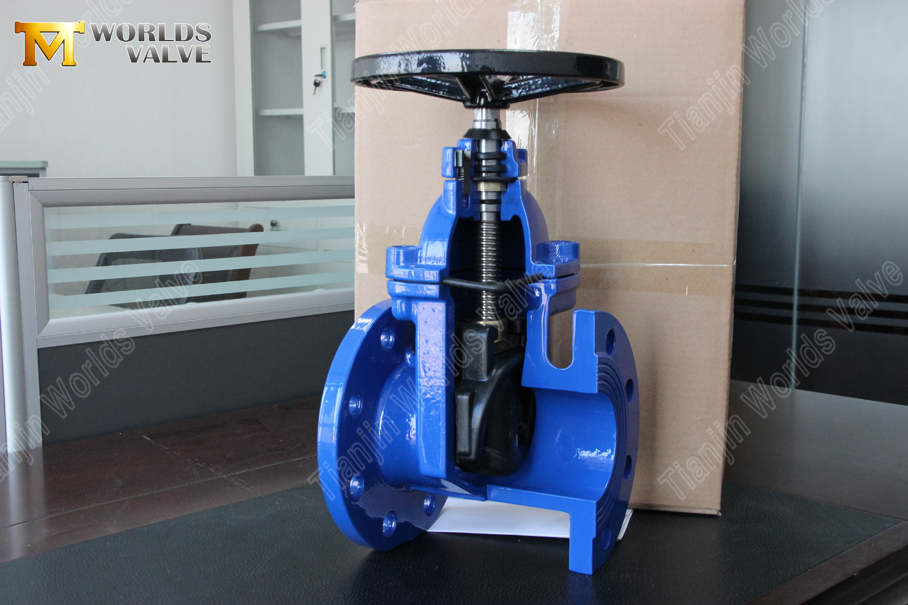 Vanne &agrave; vanne en fonte ductile &agrave; tige non montante et &agrave; si&egrave;ge r&eacute;silient BS5163, solution fiable de contr&ocirc;le de l'eau-1 (1)