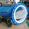 Grande taille PFA Disc Disc Butterfly Valve Split Corps