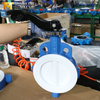Vanne papillon à plaquettes en PTFE – Disque encapsulé en PTFE, classe 150, fabricant OEM