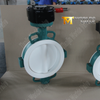 Vanne papillon à plaquettes en PTFE – Disque encapsulé en PTFE, classe 150, fabricant OEM